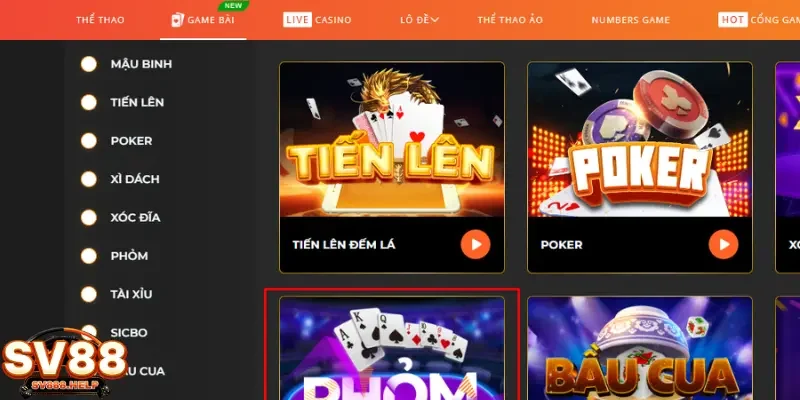 Phát triển mạnh mẽ của Sv88